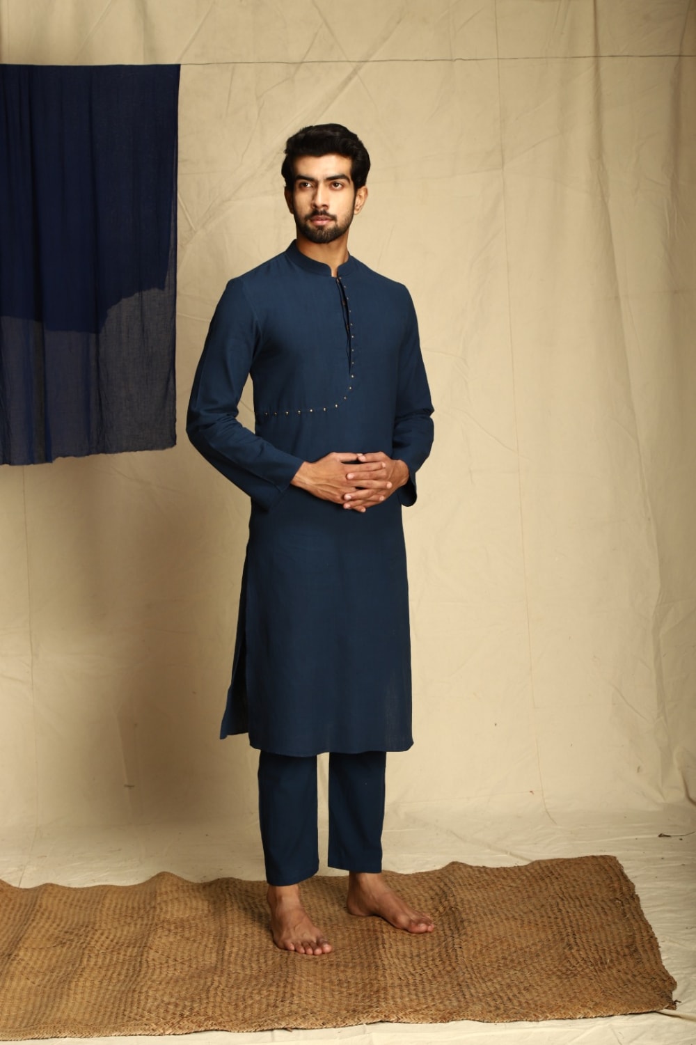 Handwoven Khadi Cotton Kurta