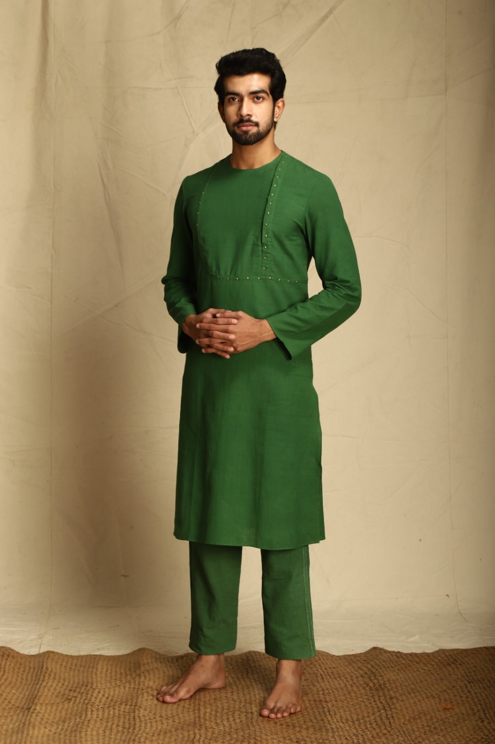 Handwoven Khadi Cotton Kurta