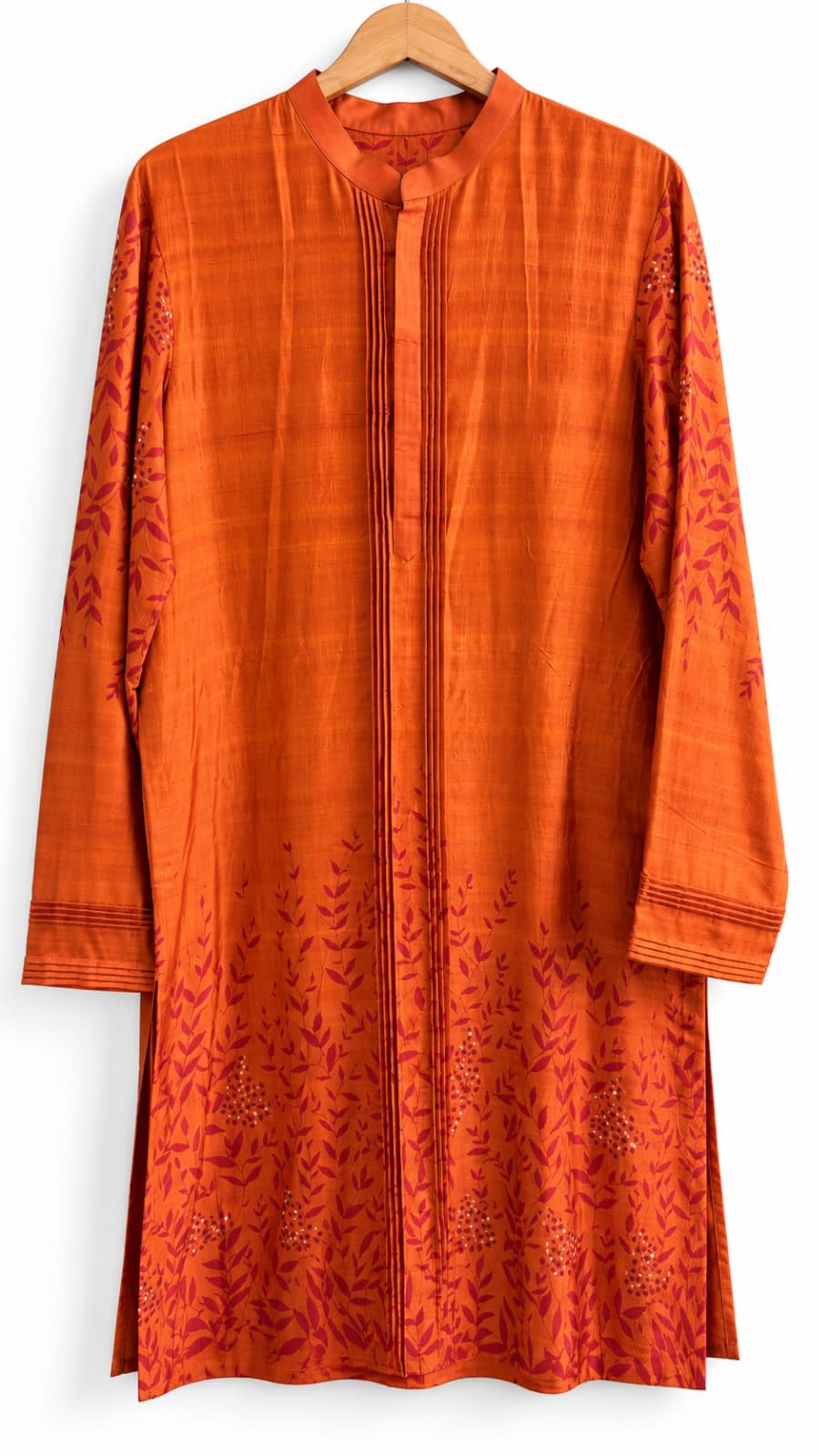 Pure Silk Kurta with Digital Print