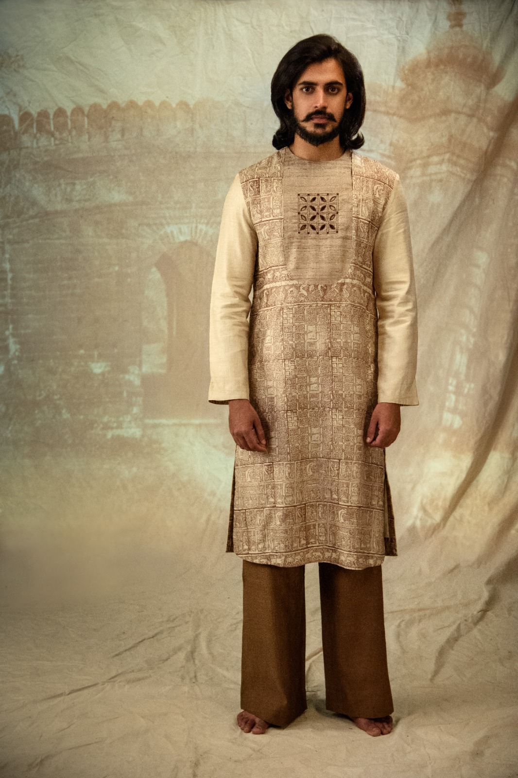 Handwoven Tussar Silk Kurta