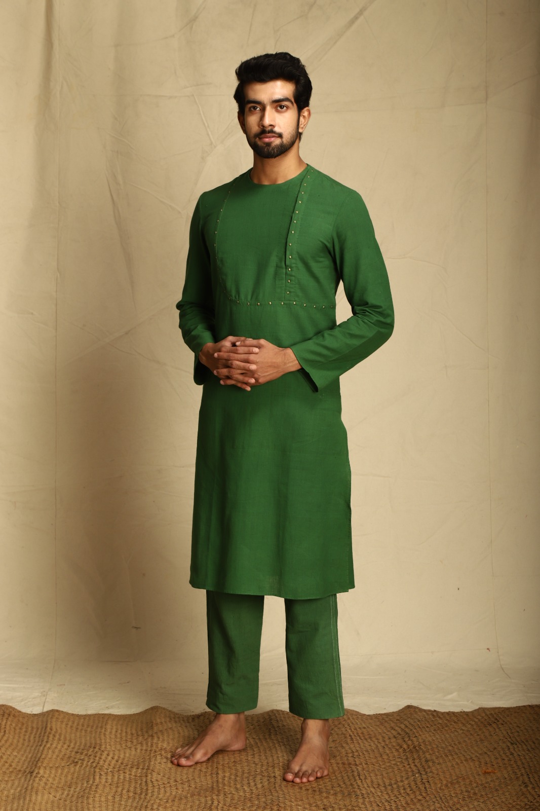 Handwoven Khadi Cotton Kurta