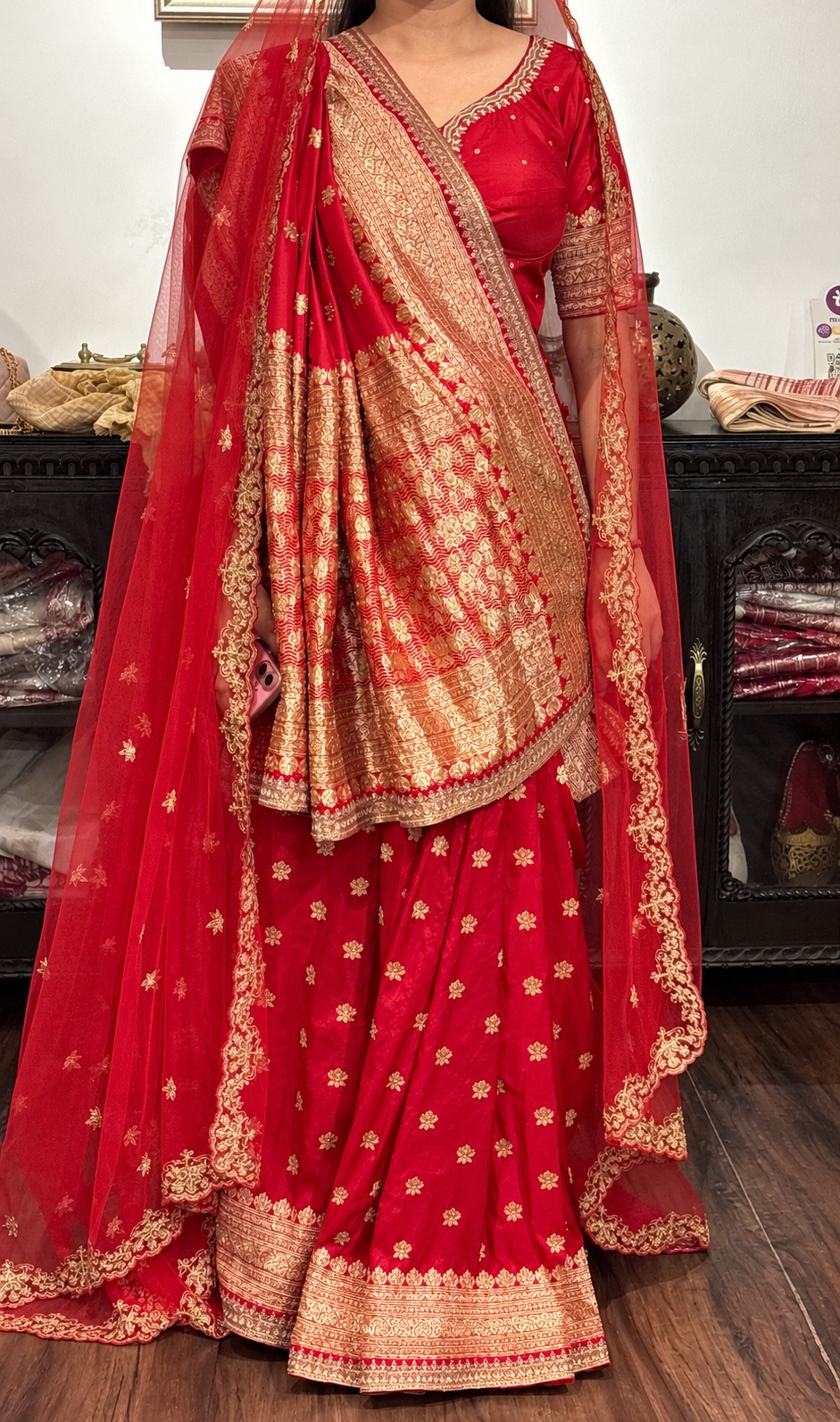 Shri Lakshmi Banarasi Saree with Zardosi Work