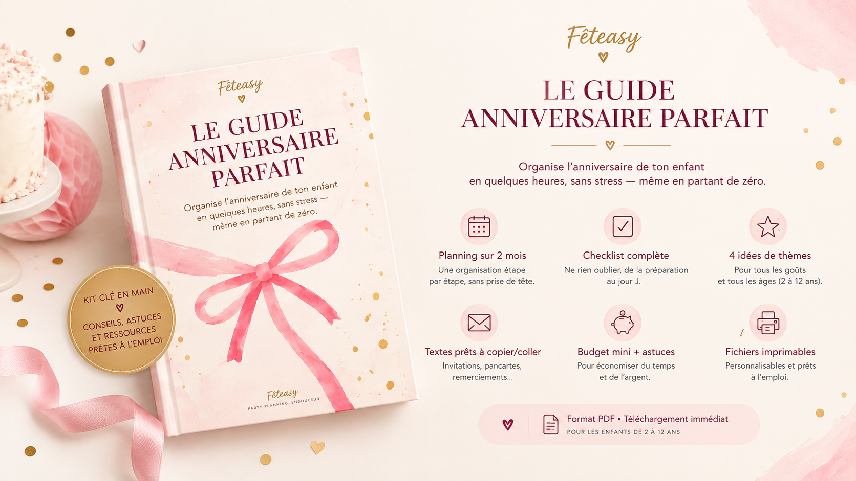 Résumé du Guide Anniversaire Parfait — méthode complète, bonus, prix