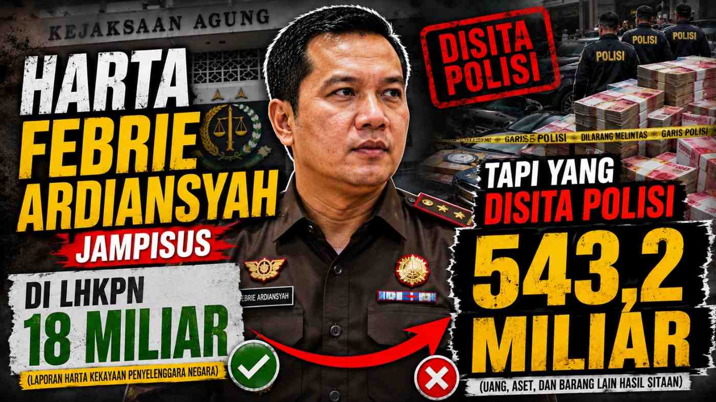 LHKPN Rp18,26 Miliar, Barang Bukti yang Disita Polisi Disebut Capai Rp543,2 Miliar: Mengapa Selisih Ini Jadi Sorotan?