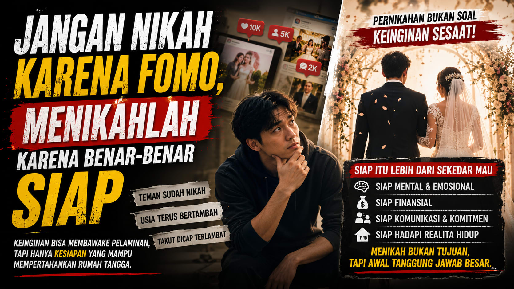 Jangan Nikah Karena FOMO, Menikahlah Karena Benar-Benar Siap