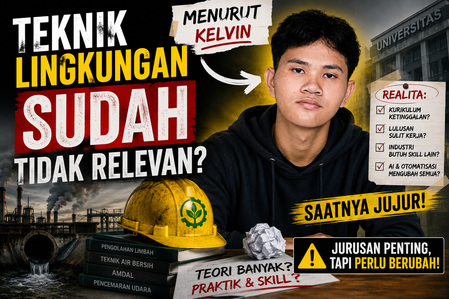 Kelvin: Teknik Lingkungan Sudah Tidak Relevan dengan Kondisi Sekarang?