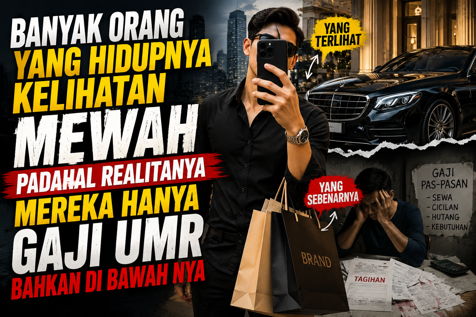 Kelvin : Banyak orang yang hidupnya kelihatan mewah padahal realitanya mereka hanya gaji umr bahkan di bawah nya 