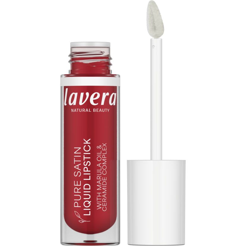 Pure Satin Liquid Lipstick -Poppy Red 01-
