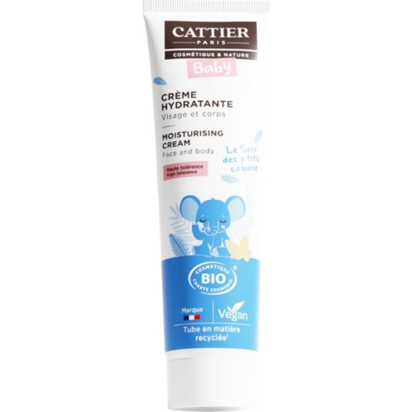 Crème hydratante visage et corps bébé
