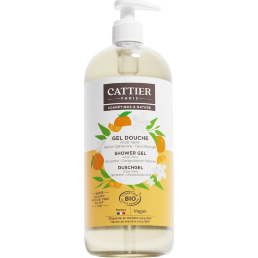 Gel douche sans sulfate - Clémentine Fleur d'oranger