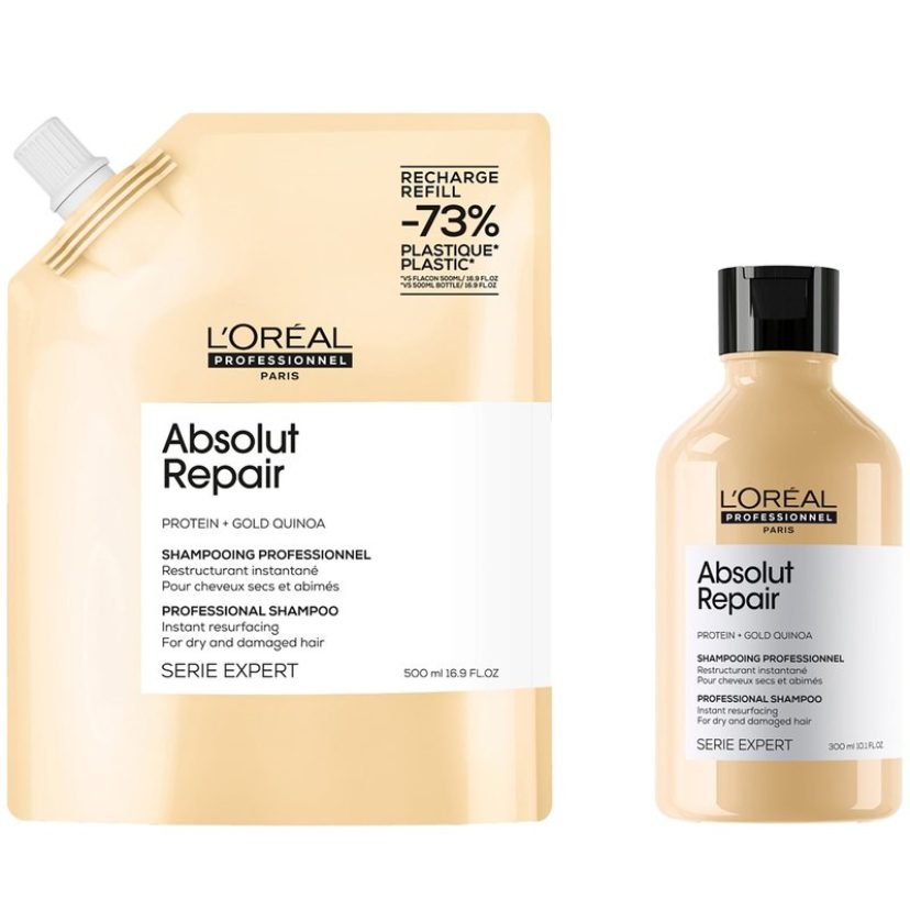 Absolut Repair Shampoo and Refill Pack for dry & damaged hair