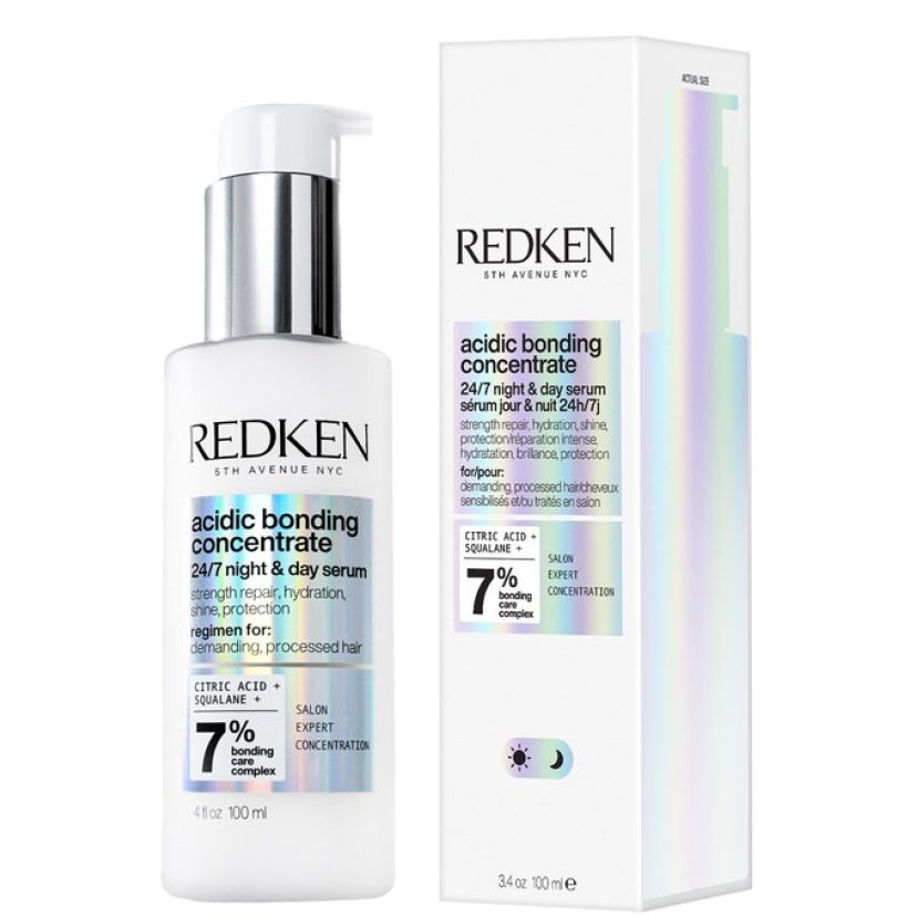 Acidic Bonding Concentrate 24/7 Night and Day Hair Serum, Repair & Strengthen Damaged Hair