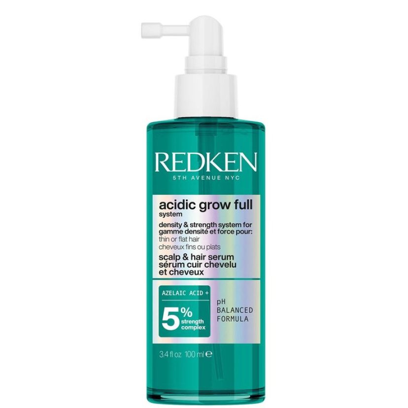 Acidic Grow Full System Hair Serum for Thin Hair, Strengthens & Thickens