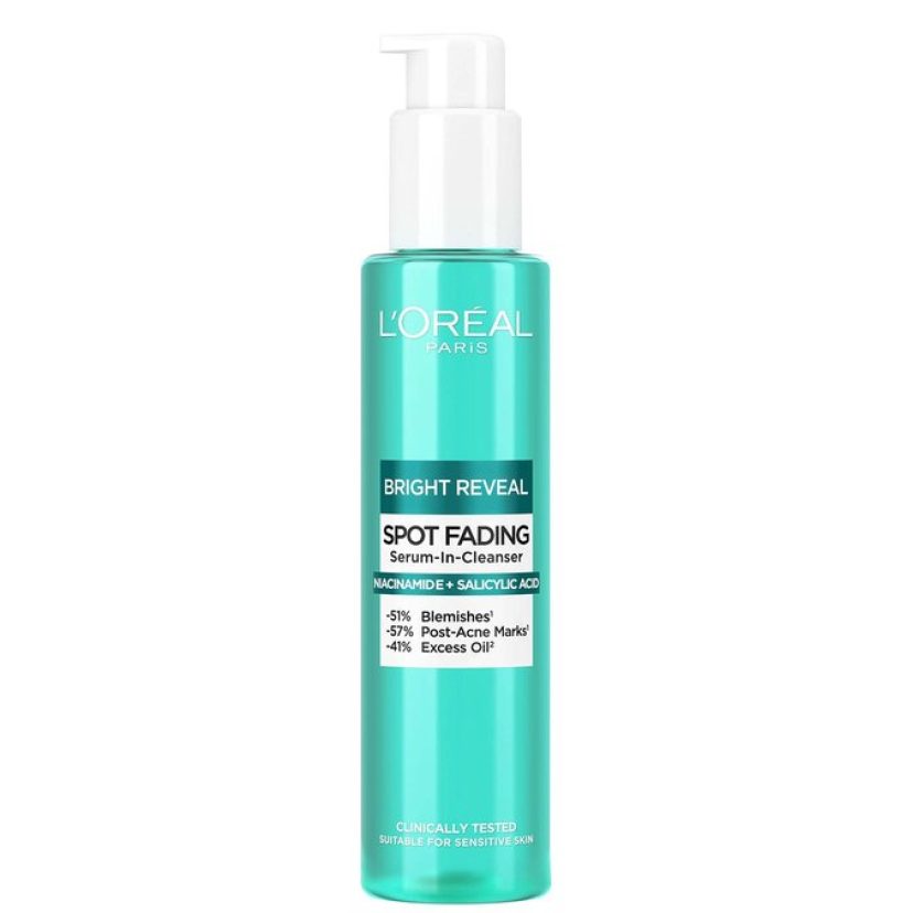 Bright Reveal Spot Fading Serum-in-Cleanser met Niacinamide en Salicylzuur
