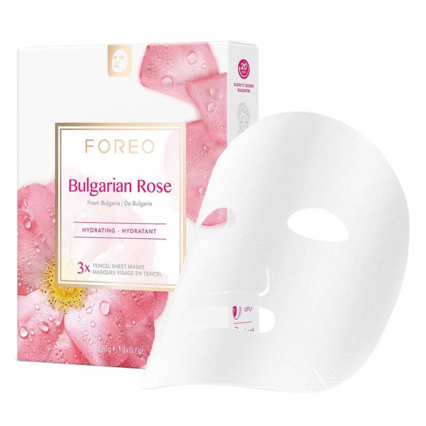 Bulgarian Rose Moisture-Boosting Sheet Face Mask (3 Pack)