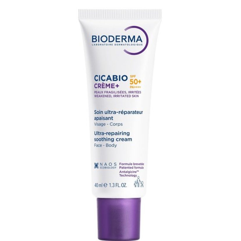 Cicabio Ultra Repairing Soothing Healing Cream with Hyaluronic Acid SPF50+