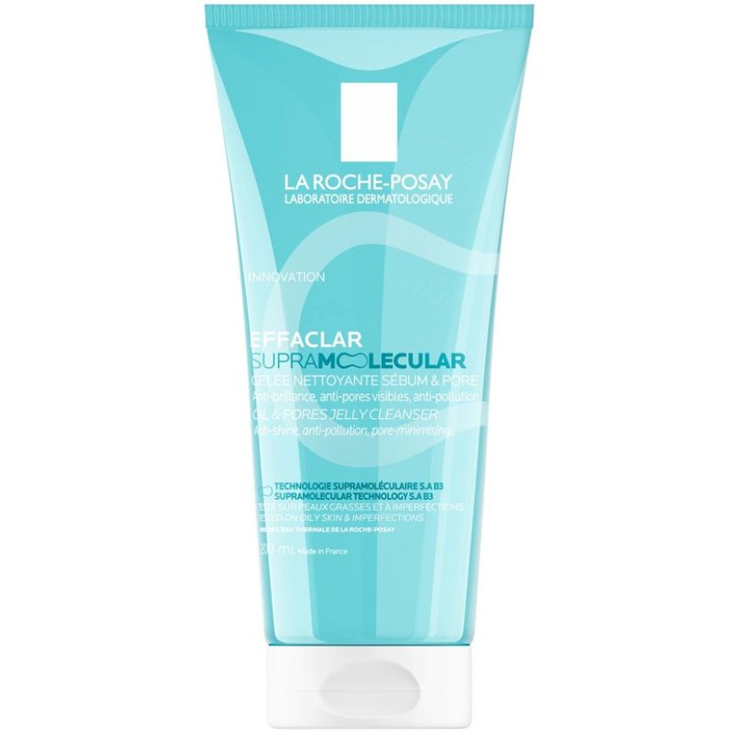 Effaclar Supramolecular Face Jelly Cleanser for Oily Skin & Visible Pores with Salicylic Acid & Niacinamide