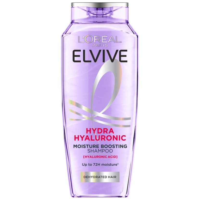 Elvive Hydra Hyaluronic Moisture Boosting Shampoo with Hyaluronic Acid for Dry & Dehydrated Hair
