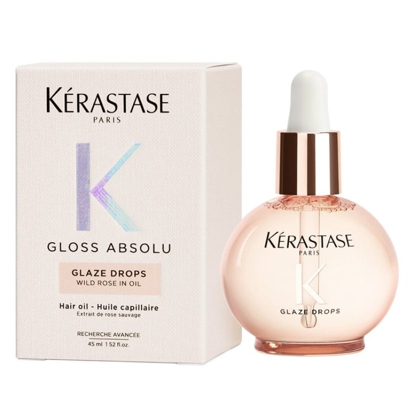 Gloss Absolu Glaze Drops Hair Oil with Wild Rose