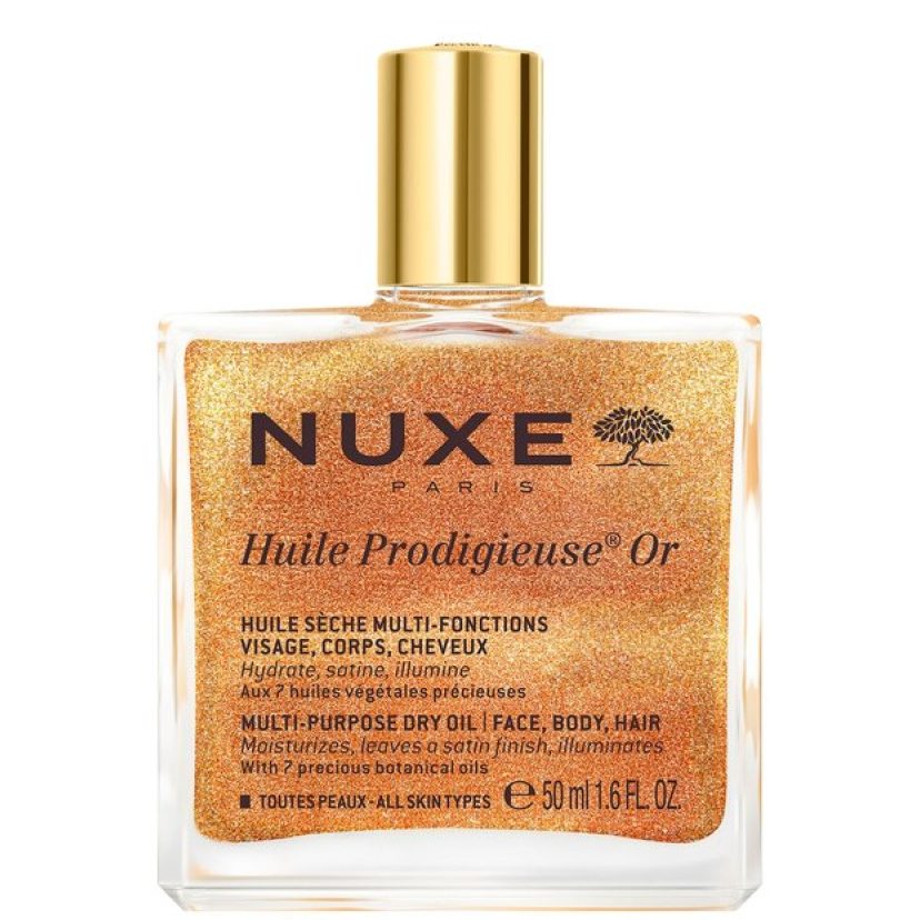 Huile Prodigieuse Golden Shimmer Multi Usage Dry Oil