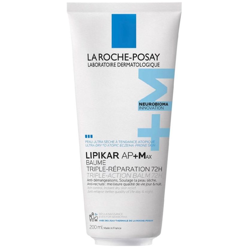LIPIKAR AP+Max Triple-Action Balm for Ultra-Dry to Topic Eczema-Prone Skin