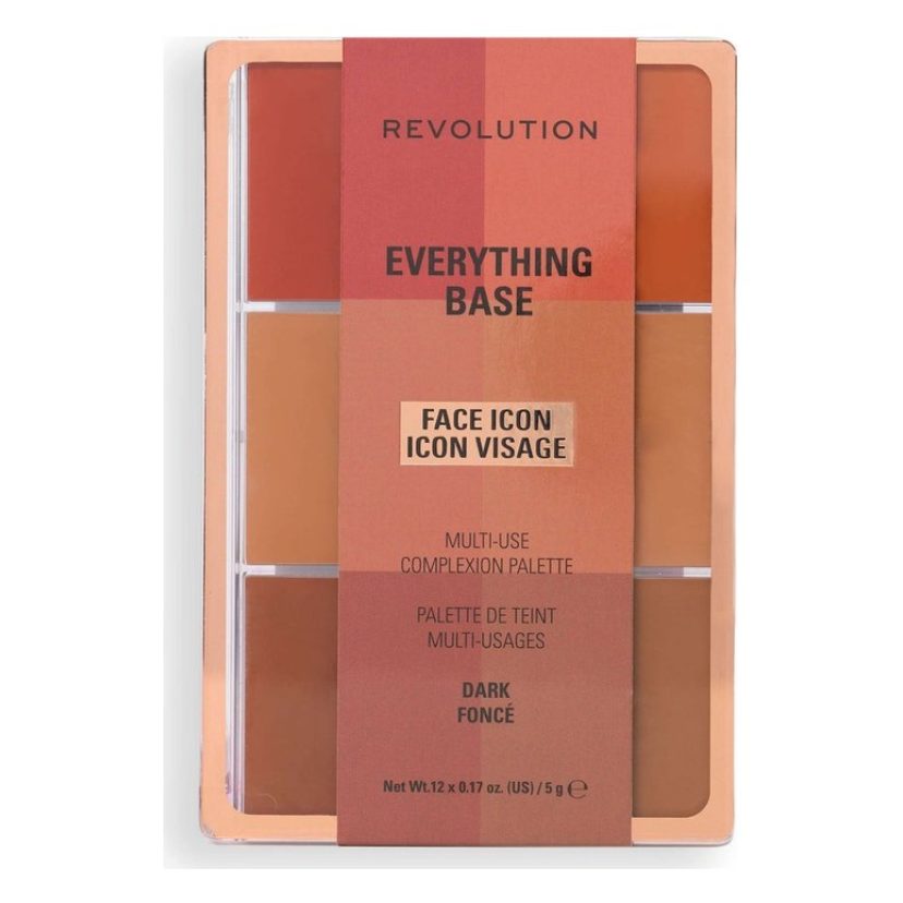 Everything Base Face Icon Complexion Palette Dark