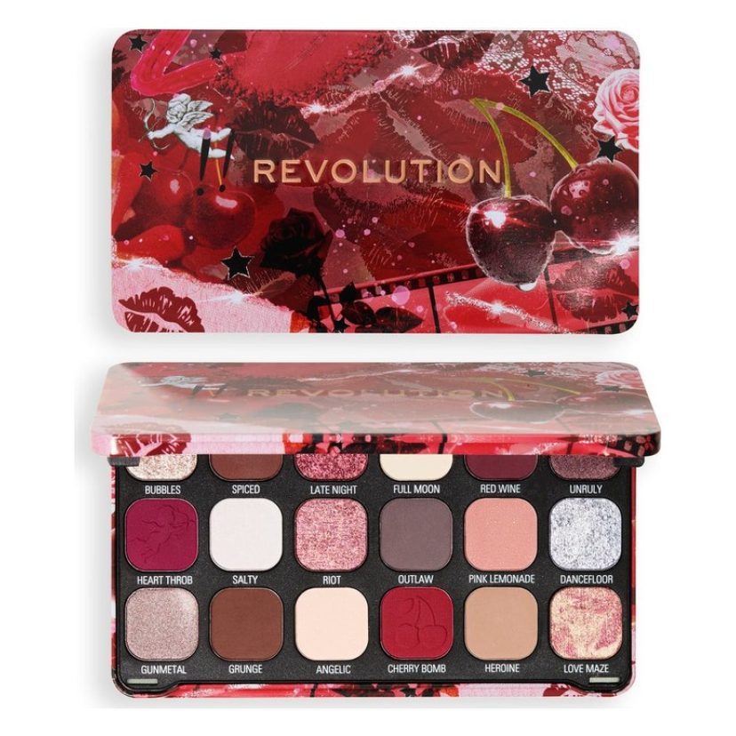 Forever Flawless Eyeshadow Palette Cherry Rebel Red