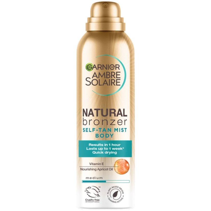 Natural Bronzer Sneldrogende Zelfbruiningsspray voor Lichaam Medium