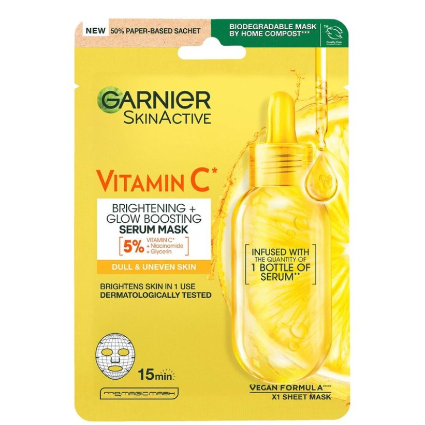 SkinActive Moisture Bomb Vitamin C Sheet Mask