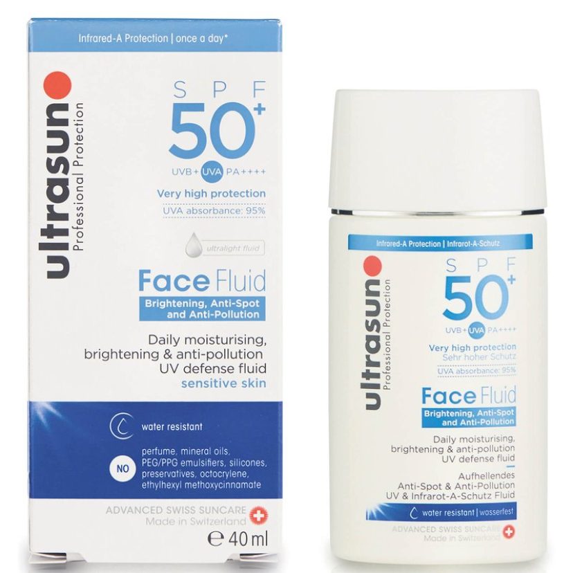 SPF 50+ Gezichtsvloeistof Tegen Vervuiling