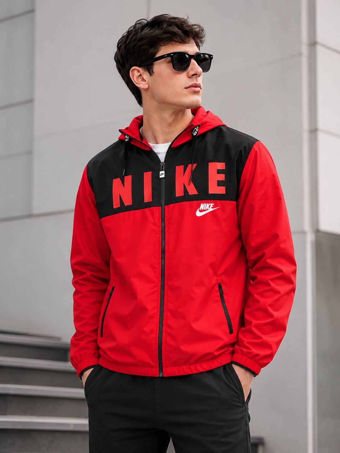 Nike Sportswear Windbreaker Jacket - Red