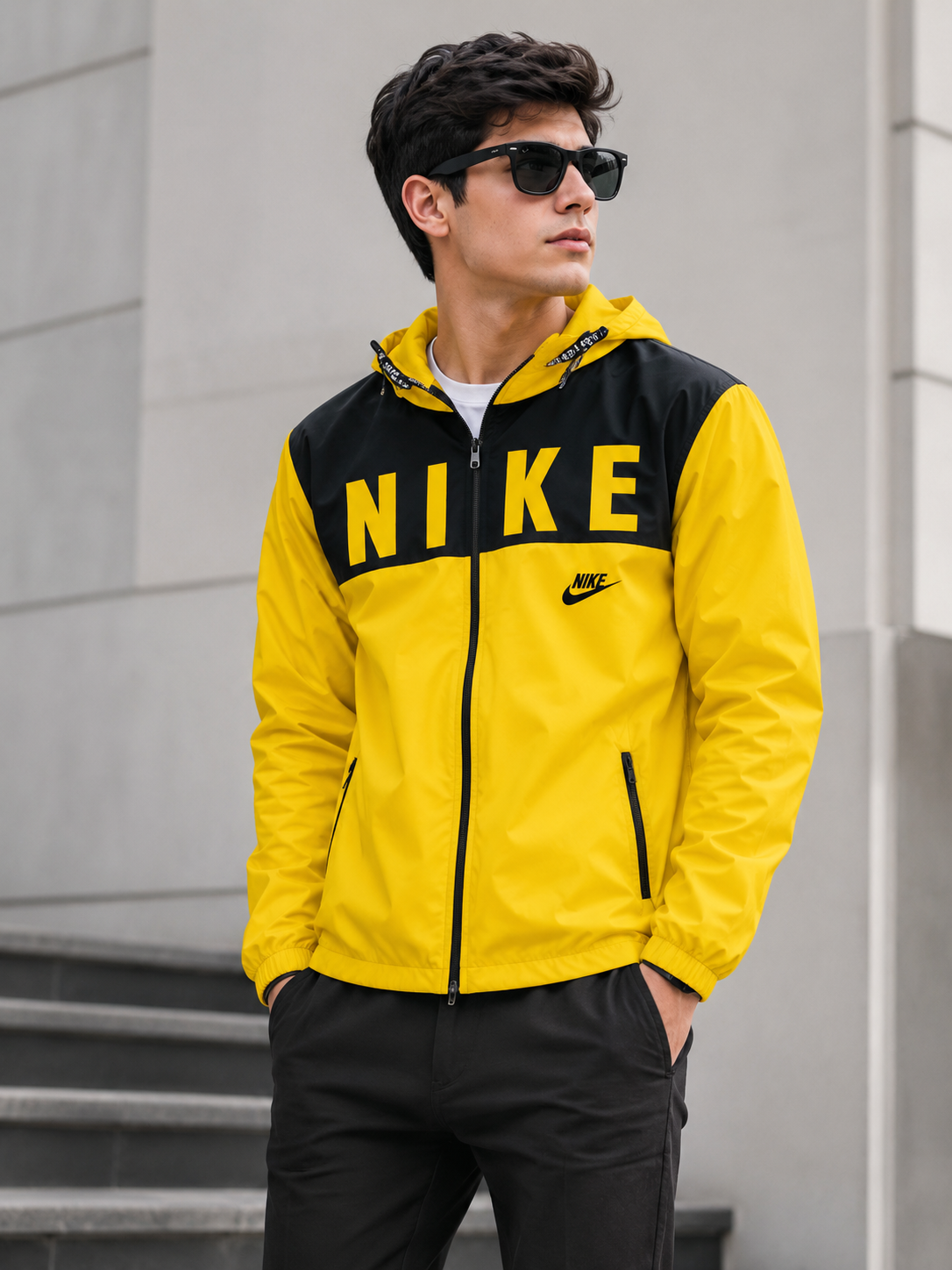 Nike Sportswear Windbreaker Jacket – Yellow