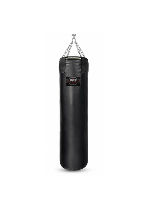 Боксерский мешок 35 × 120 см, ПВХ, чёрный