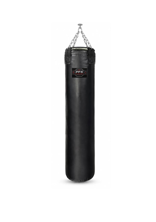 Боксерский мешок 35 × 150 см, ПВХ, чёрный