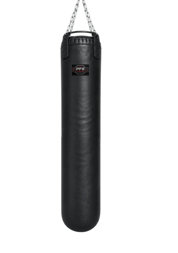 Боксерский мешок PRO 40 × 180 см, Натуральная кожа, чёрный
