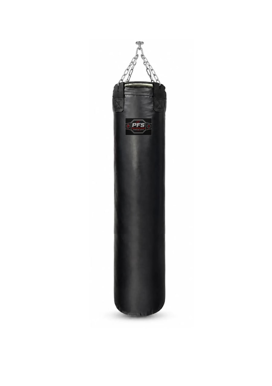 Боксерский мешок 35 × 150 см, ПВХ, чёрный