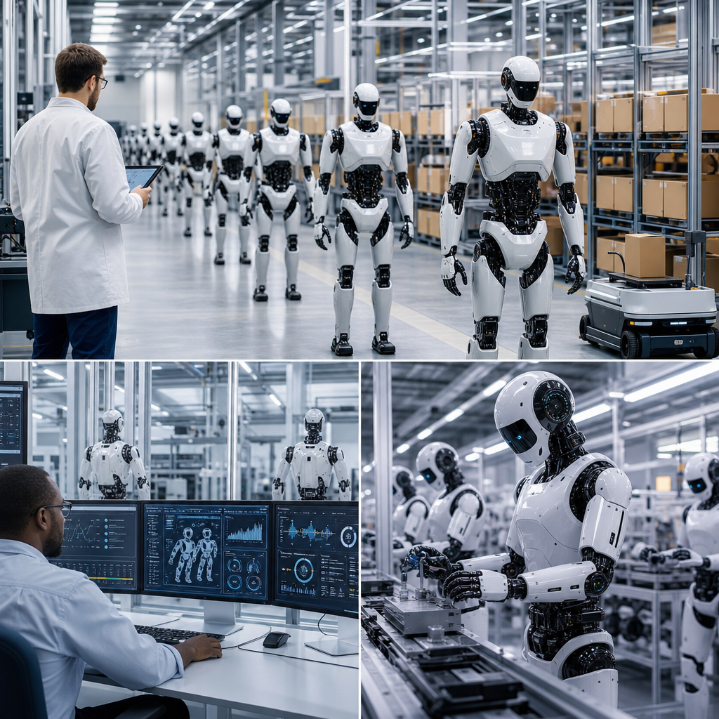 Los robots humanoides triplican envíos y China acelera su ventaja