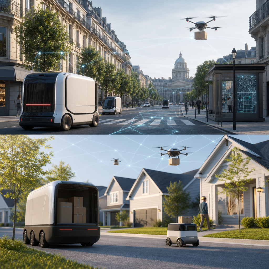 Los robotaxis aceleran la nueva logística urbana en Alemania y EE.UU.