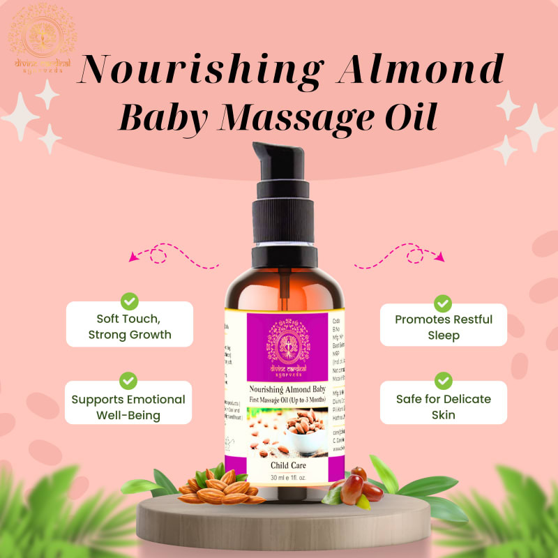 Nourishing Almond Baby Massage Oil