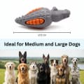 Alligator Dog Toy, Squeaky Chew Toy for Medium & Large Dogs, Durable Interactive Dog Toy thumbnail 8
