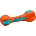 Checkered Bone Dog Toy, Squeaky Interactive Chew Toy for Medium & Large Dogs thumbnail 2
