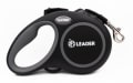 Leader - Black Retractable Dog Leash - L (5M Leash, One-Button Lock & Brake for Medium Dogs up to 50kg) thumbnail 1