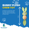 Bunny Round Plush Squeaky Chew Toy for Dogs(35CM) - Suitable for All Dog Breeds thumbnail 3