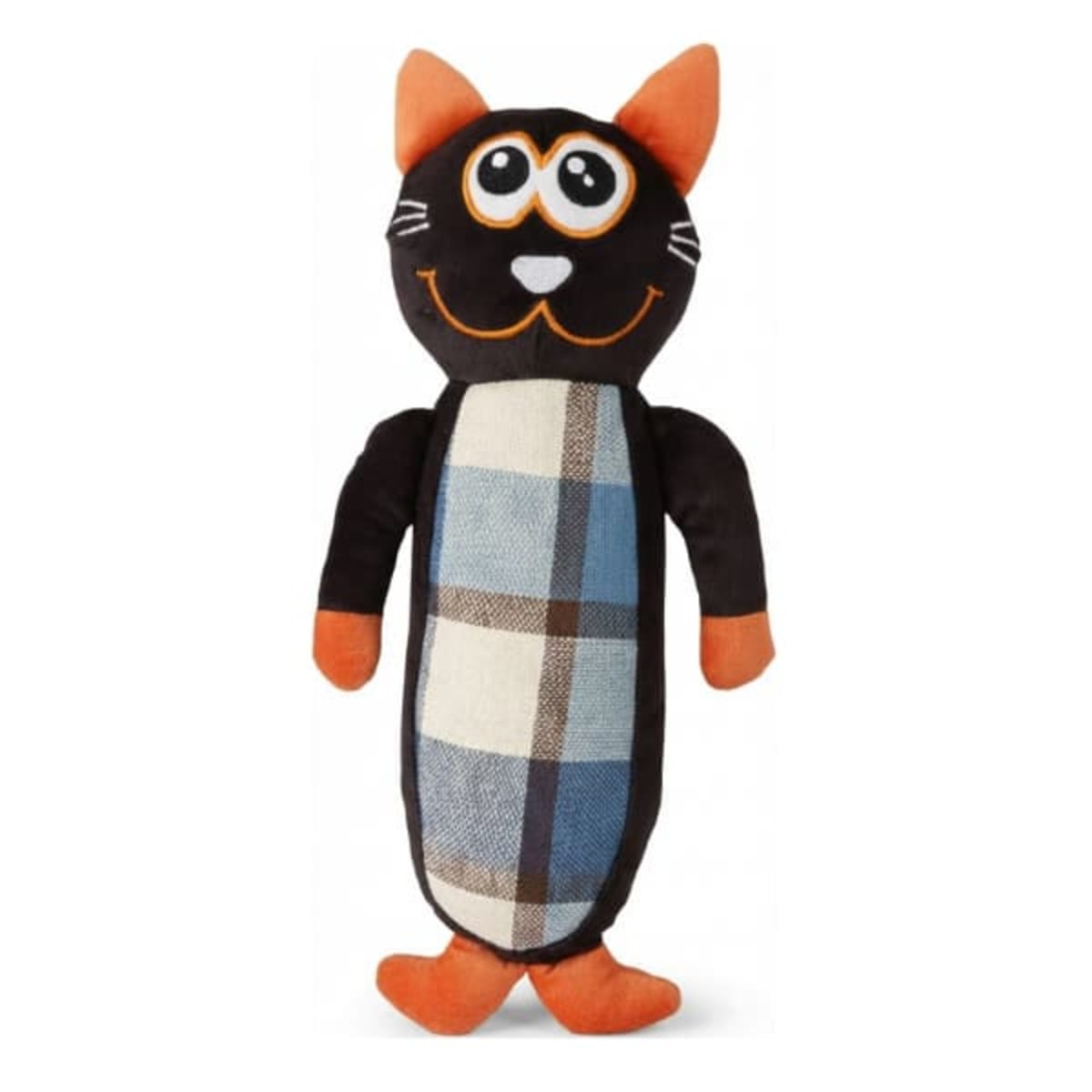 Halloween Kitty Dog Toy, Plush Squeaky Chew Toy for Small, Medium & Large Dogs