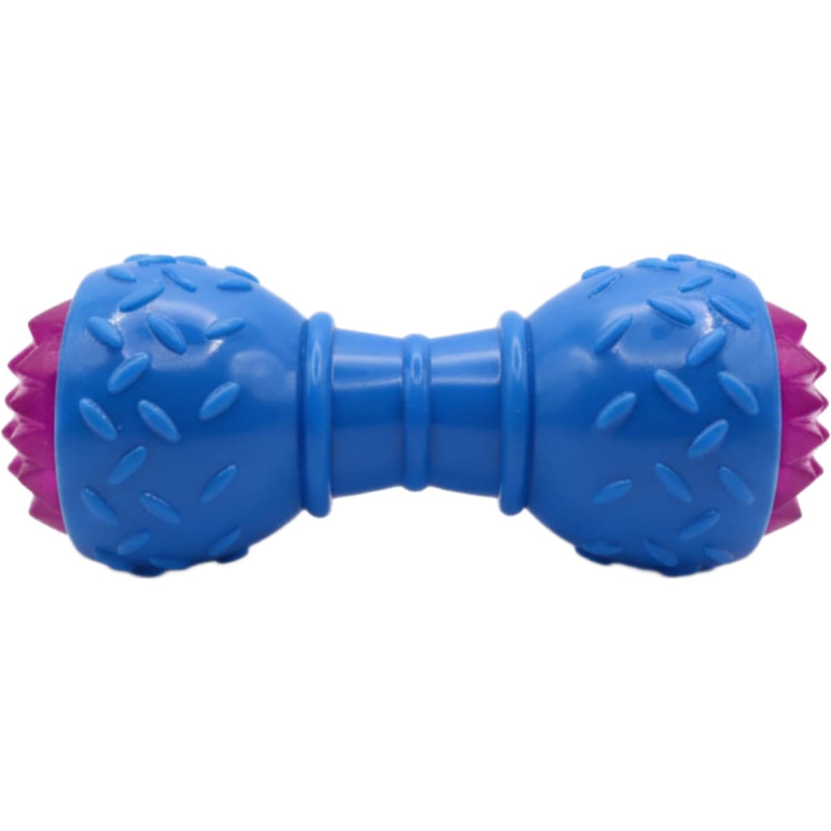 Glow-in-the-Dark Dumbbell Dog Toy, Durable Interactive Chew Toy for Medium & Large Dogs