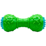 Glow-in-the-Dark Dumbbell Dog Toy, Durable Interactive Chew Toy for Medium & Large Dogs view 4