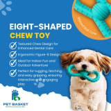 Eight-Shaped Chew Toys for Dogs for Interactive Dental Cleaning view 4