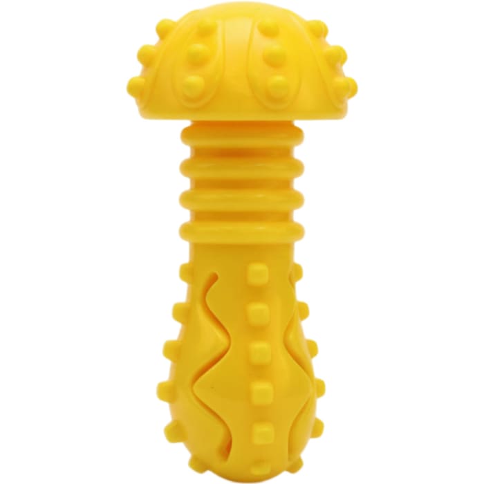 Mushroom Treat Dispensing Dog Toy, Interactive Chew & Feeder Toy for Small, Medium & Large Dogs view 3