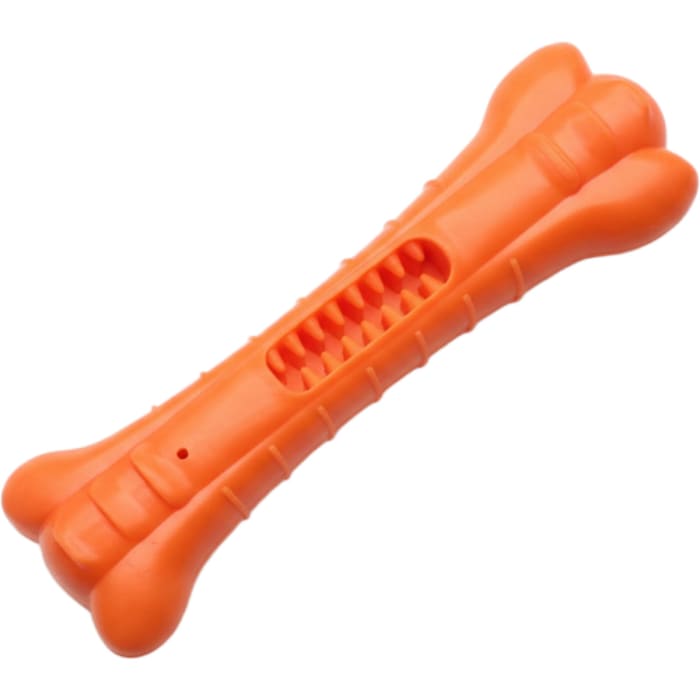 Bone-Shaped Squeaky Dog Toy, Durable Interactive Chew Toy for Small, Medium & Large Dogs view 2