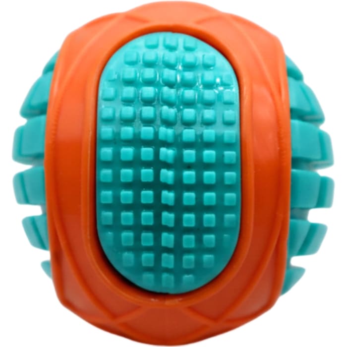Checkered Dog Ball Toy, Durable Interactive Chew Toy for Medium & Large Dogs view 1